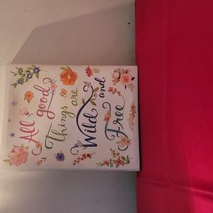 14X14 flower wall art